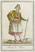 Costumes de Différents Pays, 'Homme de Murcie', c1797. Creator: Jacques Grasset de Saint-Sauveur.