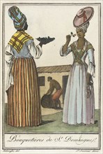 Costumes de Différents Pays, 'Bouquetieres de St. Domingue', c1797. Creator: Jacques Grasset de Saint-Sauveur.