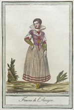 Costumes de Différents Pays, 'Femme de l'Aragon', c1797. Creator: Jacques Grasset de Saint-Sauveur.