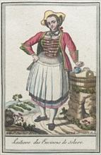 Costumes de Différents Pays, 'Laitiere des Environs de Solure', c1797. Creator: Jacques Grasset de Saint-Sauveur.