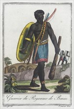 Costumes de Différents Pays, 'Guerrier du Royaume de Benin', c1797. Creator: Jacques Grasset de Saint-Sauveur.