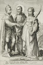 The Christian Marriage, c1594. Creator: Jan Saenredam.