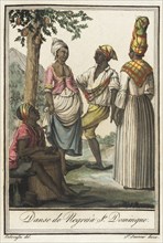 Costumes de Différents Pays, 'Danse de Negres à St. Domingue', c1797. Creator: Jacques Grasset de Saint-Sauveur.