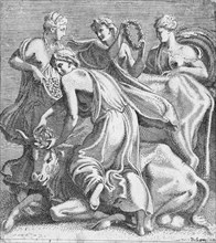 The Abduction of Europa, mid-16th century. Creator: Leon Davent.
