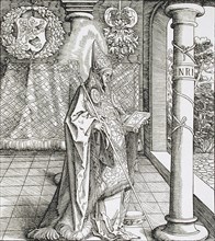 Saint Pharahildis, c1510. Creator: Leonhard Beck.