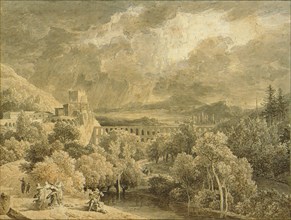 Landscape with an Aqueduct, c1810. Creator: Nicolas Antoine Taunay.