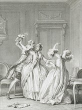 Slap in the Face, 1774. Creator: Noel Le Mire.