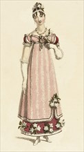 Fashion Plate (Evening Dress), 1815. Creator: Rudolph Ackermann.