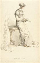Fashion Plate (Morning Dress), 1813. Creator: Rudolph Ackermann.
