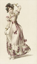 Fashion Plate (Ball Dress), 1827. Creator: Rudolph Ackermann.