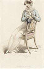 Fashion Plate (Morning Costume), 1812. Creator: Rudolph Ackermann.