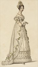 Fashion Plate (Full Dress), 1817. Creator: Rudolph Ackermann.