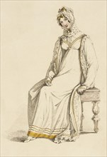 Fashion Plate (Morning Dress), 1817. Creator: Rudolph Ackermann.