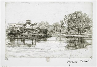 Railway Encroachment, 1864. Creator: Francis Seymour Haden.