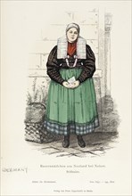 Costume Plate (Bauernmädchen aus Neuland bei Neisse, Schlesien), 19th century. Creator: Unknown.