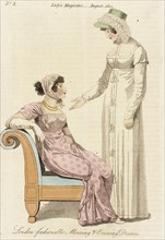 Fashion Plate (London Fashionable Morning & Evening Dresses), 1812. Creator: Unknown.