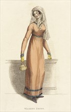 Fashion Plate (Walking Dress), 1812. Creator: Unknown.