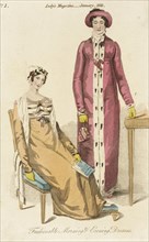 Fashion Plate (Fashionable Morning and Evening Dresses), 1813. Creator: Unknown.