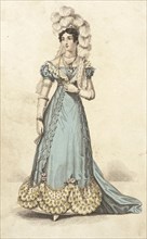 Fashion Plate (Court Dress), 1824. Creator: Unknown.