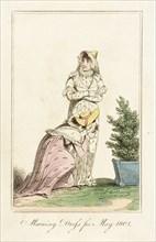 Fashion Plate (Morning Dress for May 1801), 1801. Creator: Unknown.