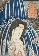 Hatsuhana at Hakone, published in 1852. Creator: Utagawa Kunisada.