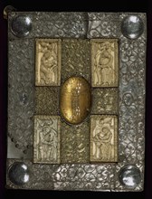 The Mondsee Gospels and Treasure Binding with the Evangelists and Crucifixion, 11th-12th cent... Creator: Unknown.