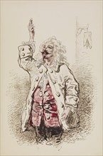Man in Seventeenth-century Costume, 1852-1866. Creator: Paul Gavarni.
