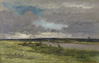 The Coming Storm; Early Spring, 1874. Creator: Charles Francois Daubigny.