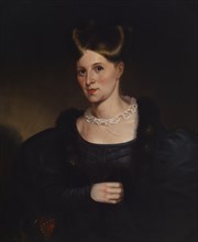 Portrait of Lydia Lloyd Murray, 1833. Creator: Alfred Jacob Miller.