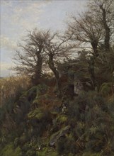 Hunting Scene, 1877. Creator: Hugh Bolton Jones.