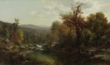 A Stream in the Adirondacks, 1859. Creator: James McDougal Hart.