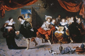 Merrymakers in an Inn, 1630-1639. Creator: Simon de Vos.