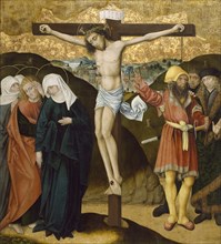 Altarpiece with the Passion of Christ: Crucifixion, c1480-1495. Creator: Unknown.