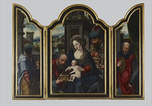Adoration of the Magi, 1540-1549. Creator: Pieter Coecke van Aelst.