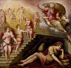 Jacob's Dream, 1557-1558. Creator: Giorgio Vasari.