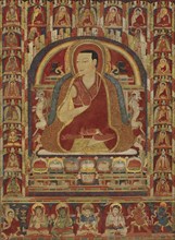 Kuyalwa, Second Abbot of Taklung Monastery, with Three Lineages, mid-13th century. Creator: Unknown.