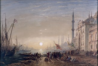 Constantinople, 1863. Creator: Felix Francois Georges Philibert Ziem.