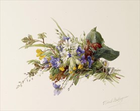 Bouquet of Wildflowers, c1875. Creator: Gerardina Jacoba van de Sande Bakhuyzen.