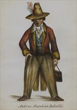 Antoine Ravel as Bobadil, 1855-1859. Creator: Alfred Jacob Miller.
