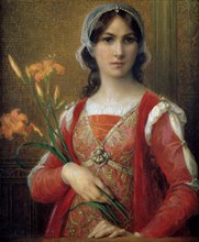 Presumed portrait of Beatrice Portinari, late 19th/20th century