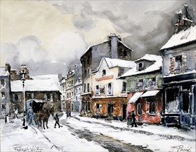 'Montmartre Under Snow', c1900-1951