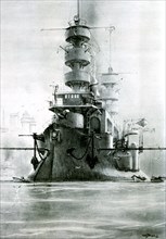 French battleship 'Charles Martel', 1897 (20th century)