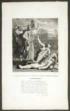 Frontispiece to the Tableaux de la révolution française, published 1804. Creators: Claude Nicolas Malapeau, Jacques Joseph Coiny.