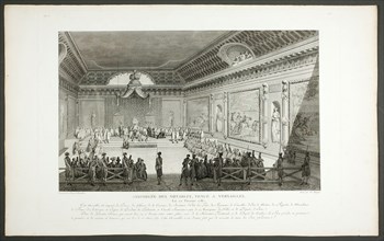 Assembly of Notable People, Held at Versailles, 1798-1804. Creator: Claude Niquet I.