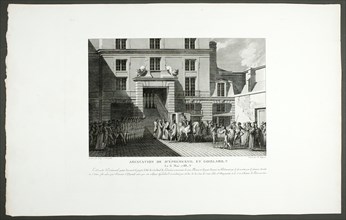 The Arrest of Éprémesnil and Goislard, 1798-1804. Creator: Claude Niquet I.