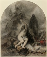 Allegory of War, 1860. Creator: Clement-Auguste Andrieux.
