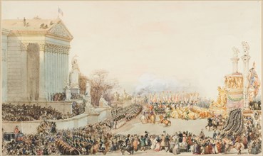 The Translation of the Ashes of Napoleon: 15 December, 1840, c. 1842. Creator: Eugene Louis Lami.