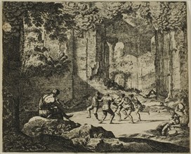Dance of Shepherds in Antique Ruins, n.d. Creator: Jean Lepautre.