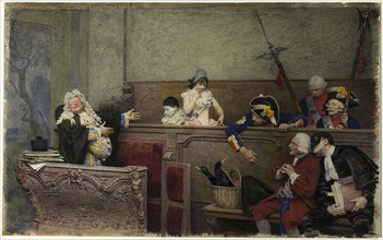Trial of Pierrot, n.d. Creator: Jehan Georges Vibert.