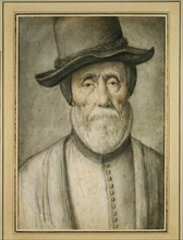 Portrait of an Old Man, c. 1600. Creator: Lagneau.